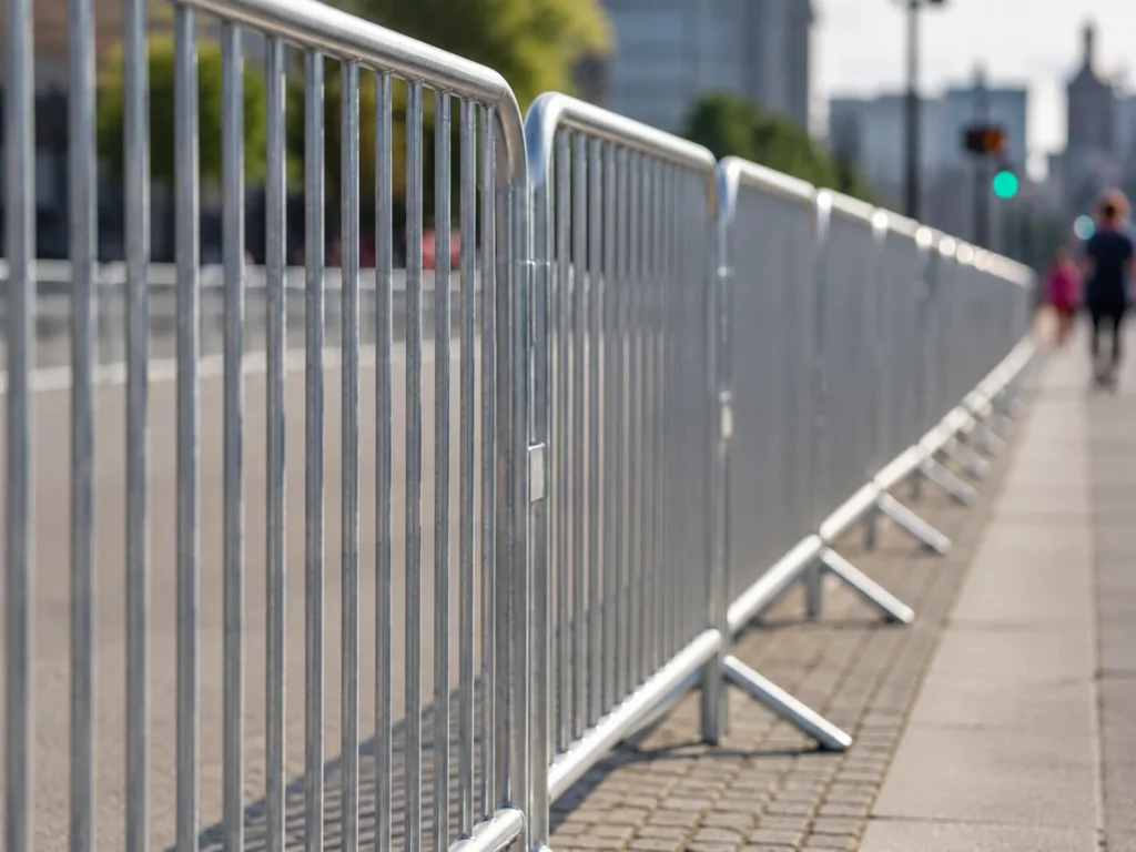 Valla de seguridad para eventos